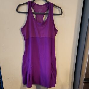 Athleta Violet Racerback Performance Dress